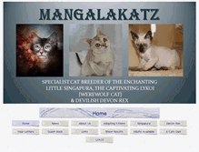 Tablet Screenshot of mangalakatzs.com.au